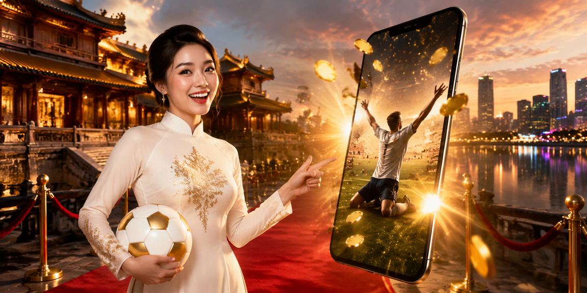 Người chơi tương tác với game bóng đá ảo trên điện thoại tại Huế